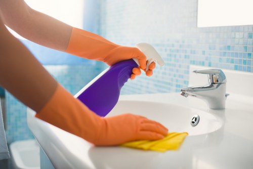 Professional one off cleaning in a home interior