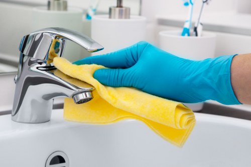 Deep cleaning supplies prepared for one off cleaning