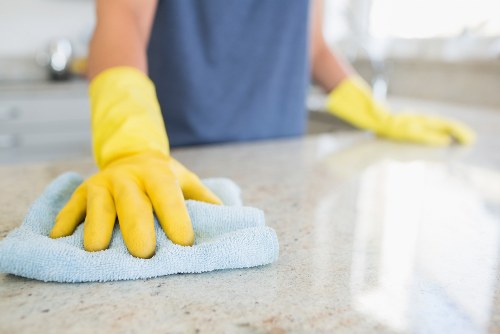 Post-construction move in cleaning in a new property
